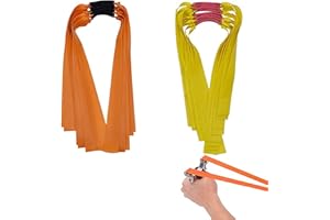Qixuer 20 Pcs Steinschleuder Gummi,Flache Slingshot Gummibänder Gummilatex Katapultbänder Gummibänder Zugbänder Band Jagd Katapulte Gummibänder Ersatzgummibänder für Professionelle Spielen im Freien