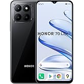 Honor 70 Lite, Smartphone 5G, 4GB+128GB, 6,5" 90Hz Display FullView, 5000mAh, Android 12, Dual SIM, Midnight Black