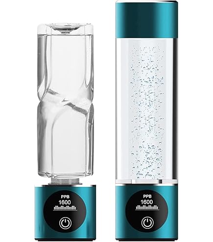 Bottiglia Acqua Idrogenata HIULLEN 420ml - Generatore Portatile USB - Ionizzatore Antietà - Foto 4