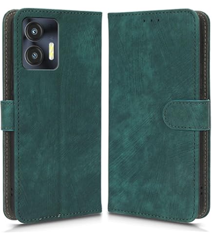 BORYA Leder Hülle Für Oukitel C35/C36 – Mit Kartenfach, Ständer & RFID-Schutz, In Blau, Stoßfest