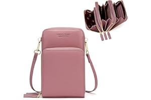 myfriday Crossbody Phone Bags for Women Small Shoulder Bag Handbags Multifunctional Cellphone Bag Lightweight Wallet Purses 3 Main Pockets with Card Slots