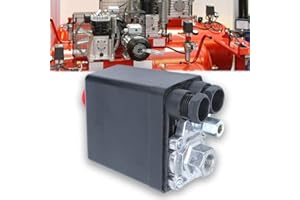 LANTRO JS pressostat compresseur Air compresseur pression interrupteur contrôle Valve Pressostat de Compresseur d'Air 220v AC 20 a 175 PSI 12 Bar 4 ports