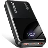 POWER BANK 20000mAh PD20W Fast Charging USB C 22.5W Portable Charger Power bank with LCD Display Battery Pack for Smartphones