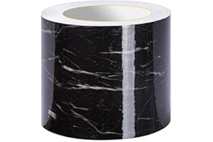 Dostear Bordi Greche Pannelli Adesivi Bordo Adesivo per Pareti Striscia Adesiva Muro Decorativa Greca Adesiva per Parete Ossidiana 5cm X 500cm