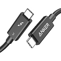 Anker Thunderbolt 3 Ladekabel 70cm lang, unterstützt 100W Leistung / 40Gbps Datentransfer, USB-C auf USB-C Kabel, für Typ-C M