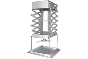 ESMART Germany Projektor-Lift EXL-100 Projektorhalterung und Deckenhalterung mit motorisierter elektrischer Hebebühne, Beamer Projektor Deckenlift, Maximallast bis 25 kg