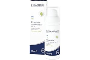 ‎DERMASENCE DERMASENCE RosaMin Tagespflege mit LSF 50, 50 ml – Beruhigende Gesichtscreme für empfindliche Haut, parfümfrei, Pflege bei Rötungen, leichter UV-Schutz gegen Reizungen, Hautpflege ohne Duftstoffe.