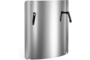 onlyfire Porta in Acciaio Inossidabile per Weber WSM 57 cm Cooker, Porta per Affumicatore Barbecue Resistente con Fermo, Sigillo Superiore e Facile Montaggio