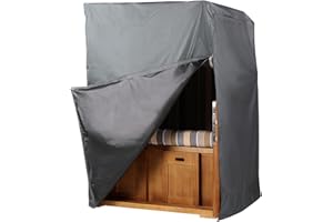 bene living Strandkorb Schutzhülle Prestige Protect Größe M - Winterfest - dunkelgrau