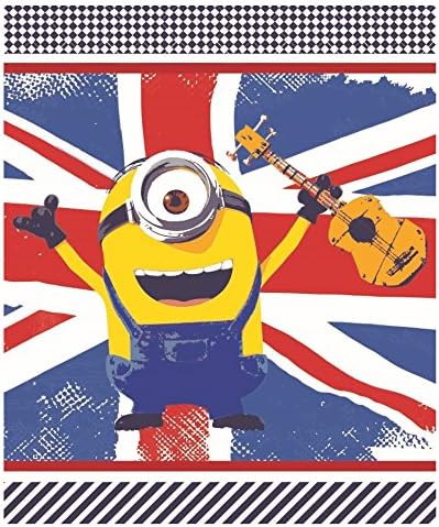 Minions blanket – Fleece Blanket 120 x 150 cm Fleece Blanket Idea Decorative Flag of the United Kingdom