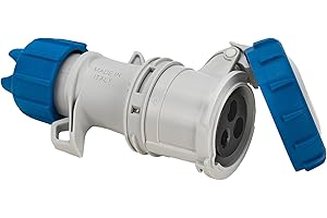 FANTON 71140V Presa CEE IP67, 16A 2P+T, Cablaggio a Vite