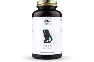 ‎KRÄUTERHANDEL SANKT ANTON KRÄUTERHANDEL SANKT ANTON - Eisen - 20 mg Eisen - Hochdosiert - Laborgeprüft - Deutsche Premium Qualität (180 Kapseln)…