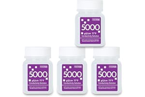 YINMIK Solution D'étalonnage de Conductivité de 5000 μs/cm, Sel pour Le Dispositif de Mesure du Sel du Tourbillon Spa de Piscine, kit de Résolution D'étalonnage EC pour Dispositif de Mesure EC TDS Tester