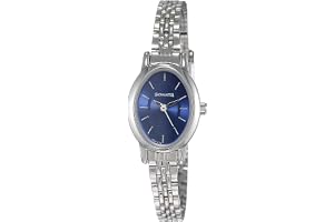 Sonata Quartz Analog Blue Dial Silver Stainless Steel Strap Watch for Women - NT8100SM04