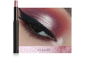 ‎TBEST Kiko Eyeshadow Stick,Focallure,Lidschatten Stift Rosa,Lidschattenstift,Jumbo-Augenstift,Langlebiger Lidschattenstift,Make-Up-Kosmetik-Werkzeug (#3)