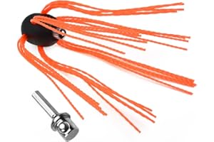 EPHEYFIF Flexible Chimney Power Sweeping Brush Head and Sweep Rods Cleaning Rotary Sweep DIY Set