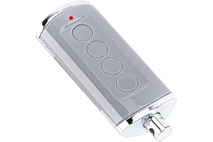 LAWOHO Abridor de puerta de garaje emisor manual compatible con Hormann 868,3 MHz Botón azul HSM2 HSM4 HS1 HS2 HS4 HSE2 HSZ1 HSZ2 HSP4 HSP4-C HSD2-A HSD2-C 868 mando a distancia 1 pieza