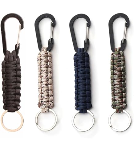 Boundless Voyage Mousqueton En Aluminium Avec Anneau En D Pour Petits Articles Et Bouteilles, Outils De Randonnée (bleu, 10 Pièces