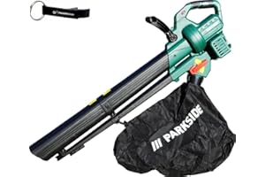 HEADNMORE® Pack - Parkside® 40V Aspirateur à feuilles et souffleur à feuilles PLSBA 40 (sans batterie) + Porte-clés