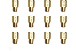 XNYKER Nozzle Set Fine Tuning Carburettor Nozzles Set Main Nozzles 210, 220, 230, 240, 250, 260, 270, 280, 290, 320 for Scooter, 320 chaltmoped