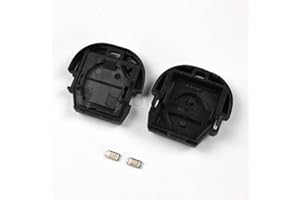 XUKEY Coque de Rechange pour clé de Voiture 2 Boutons pour Nissan Micra Almera, Primera X-Trail Navara Patrol Maxima Vanette Kit de réparation avec Interrupteur