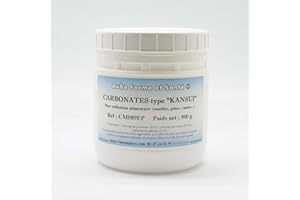 Mélange de carbonates type Kansui en pot PEHD inviolable de 500 g pour ramen