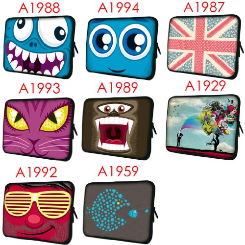 Sidorenko Designer Laptoptasche Notebooktasche Sleeve für 10 – 10,2 Zoll / 13 – 13,3 Zoll / 14 – 14,2 Zoll / 15 – 15,6 Zoll / 17 – 17,3 Zoll Neopren Schutzhülle - 5