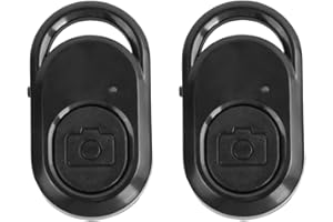 ELITECRAN 2 Stück Bluetooth Fernbedienung Selbstauslöser Handy, Handy Bluetooth Selfie Remote Control, Wireless Bluetooth Kamera Fernbedienung kompatibel mit iPhones und Android
