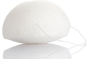 SUN & SIA SOURCE OF YOUR NATURAL BEAUTY Eponge pour le visage - éponge pour le corps - éponge de nettoyage - démaquillant - Eponge Konjac classique - 100% naturelle - biodégradable - 817278 - Identités 49