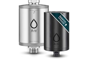 Alb Filter® Balance Duschfilter für gesunde Haut & Haare Edelstahl Natur