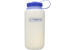 Nalgene Unisex's HDPE WM Water Bottle, White, 32oz/1 Litre