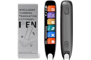 OuDiLee Scan Reader Pen, 142 Language Scan Reader Pen for Dyslexia, 3.7inch Smart Digital Reading Pen for Dyslexia, Elderly, Kids, Students (Supports Voice, Scan, Speech to Text)
