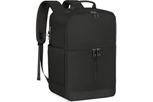 OTAHGK Reiserucksack, Handgepäck 40x20x25, 20L, Laptop Rucksack, Schwarz, Kabinengröße, Anti-Diebstahl, Multi-Pocket, Hochwertig, Mehrzweck, Ryanair, Unterseat Travelite