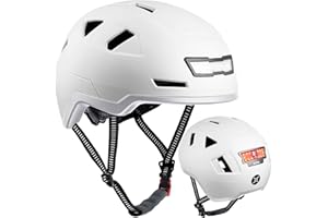 XNITO Bike Helmet with LED Lights - Urban Bicycle Helmet for Adults, Men & Women - CPSC & NTA-8776 Dual Certified - Class 3 E-Bikes, Scooters, Onewheel, Commuter, Mountain Bikes, MTB, BMX,