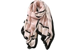 KOOYOL Sciarpa Donna Elegante Leggera Morbida a Stola Rettangolare Leggero Multiuso Stole Protezione Solare Quattro Stagioni