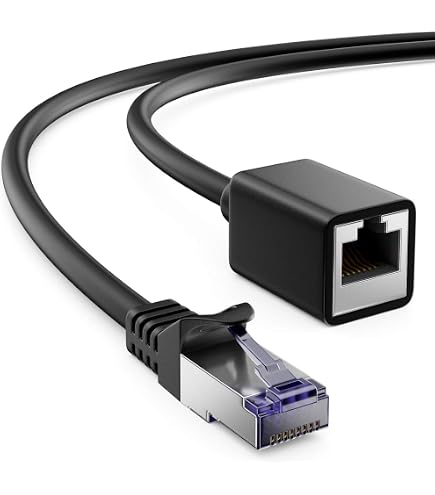 Cavo di prolunga for rete LAN Ethernet maschio-femmina Cat 6 RJ45 doppia schermatura con viti montaggio a pannello 30 cm 60 cm 1 m 1,5 m(1m Cavo di prolunga for rete LAN Ethernet maschio-femmina Cat 6 RJ45 doppia schermatura con viti montaggio a pannello 30 cm 60 cm 1 m 1,5 m(1m