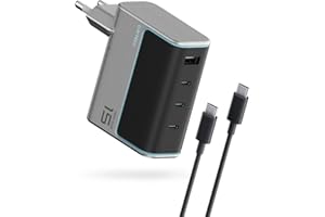 CUKTECH 15 140W Chargeur USB C, 4 Ports PPS PD3.1 et GaN III Tech Chargeur Rapide, Chargeur pour Ordinateur Portable, MacBook Air/Pro, iPad Pro, iPhone 17/16, Samsung S24/S23, Xiaomi, Switch