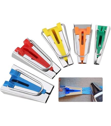 Set 4 Sbiecatori Per Cucito - Nastri Bias In Acciaio Inox 6mm, 12mm, 18mm, 25mm - Foto 4