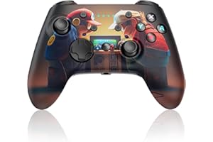 PowerLead Switch Controller - Wireless Pro Controller for Switch OLED/Switch Lite, PC Game Boy Controller with Motion Support, Dual Vibration, Gyro Axis, Wake Up Function, and Adjustable Turbo
