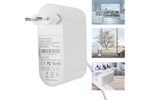 GRACETOP 20V Alimentatore Caricabatterie Per Dyson Ventilatore/Purificatore TP04 TP05 TP06, DP04 BP01 PH02 PH04 PH09, Caricatore 20V 50W Cavo di ricambio 1,85m 281831-05, 310415-20 [Spina UE]