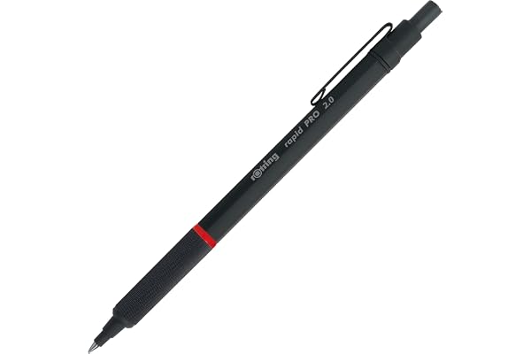 rOtring PRO Portemine mécanique rétractable | 2,0 mm | noir
