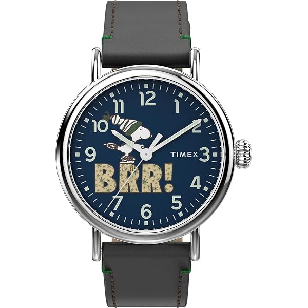 Timex Orologio Uomo Analogico Al Quarzo - Cinturino In Pelle Marrone, Cassa Argento 40 Mm, Quadrante Beige, Impermeabile 5 Bar