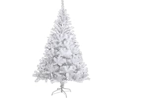 BFYLIN BAFYLIN Künstlicher Weihnachtsbaum Tannenbaum Kiefernadel Christbaum Dekobaum Kunstbaum (Weiß, 120cm)