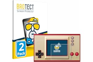 BROTECT Protector Pantalla Anti-Reflejos para Nintendo Game & Watch The Legend of Zelda (2 Unidades) Película Mate Anti-Huellas