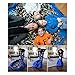 Discoball Foldable Toy Storage Bag , Kids Toys Organiser Rug Play Mat Portable Drawstring Bag 60 Inch Blue