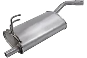 BESTPRICE 1x Endschalldämpfer Kompatibel mit MITSUBISHI COLT VI (Z3_A, Z2_A)