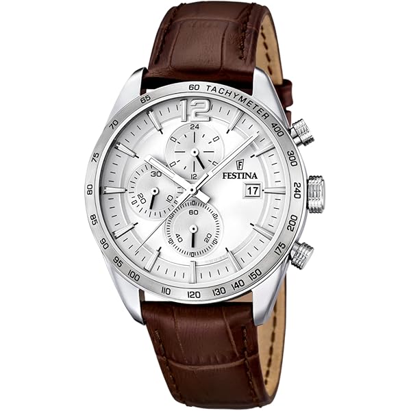 Lotus Orologio Uomo Quarzo Con Cinturino In Pelle E Doppio Timer 18325/1 – Cassa Acciaio, Impermeabile 5 ATM