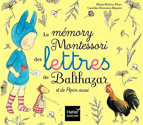 Télécharger Le mémory Montessori des lettres de Balthazar et de Pépin aussi Francais PDF