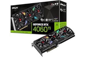 PNY Carte Graphique GEFORCE RTX™ 4060 Ti 8GB XLR8 Gaming VERTO Triple Fan Edition DLSS 3