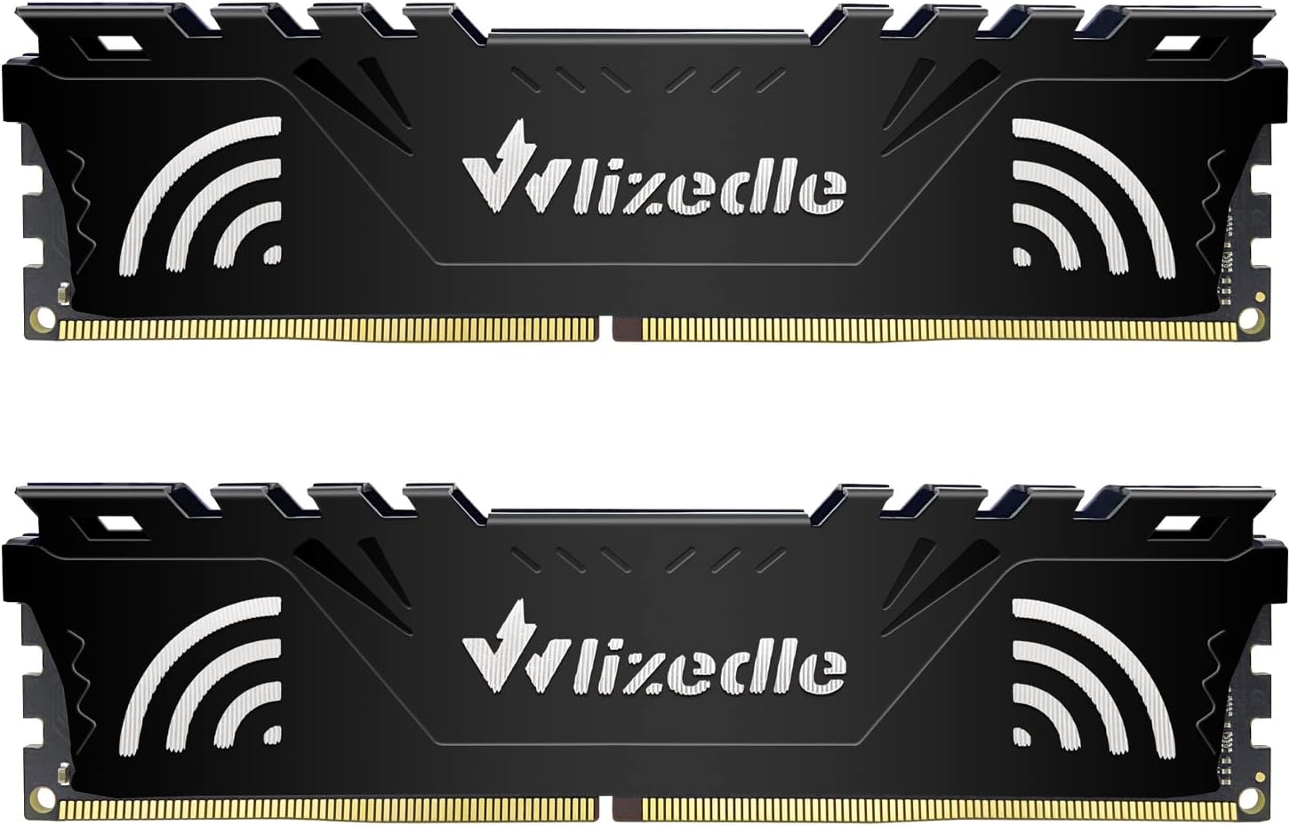 Wlizedle 16GB Kit (2x8GB) DDR4 Memoria RAM 2666MHz CL19 UDIMM, Memória de Computador PC4-21300 288-Pin 1,2V Non-ECC Módulo de RAM Upgrade para Ordenador de Sobremesa(Negro)